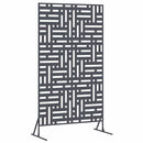 Privatlivsskærm 100 x 50 x 180 cm Stål Antracit