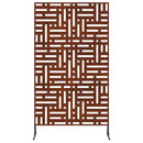 Privatlivsskærm 100 x 50 x 180 cm Cortenstål Rusten