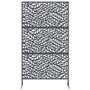 Privatlivsskærm 100 x 50 x 180 cm Stål Antracit