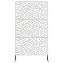 Privatlivsskærm 100 x 50 x 180 cm Rustfrit stål Sølv