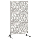 Privatlivsskærm 100 x 50 x 180 cm Cortenstål Rusten