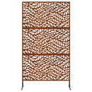 Privatlivsskærm 100 x 50 x 180 cm Cortenstål Rusten