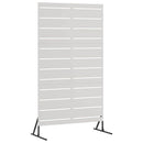 Privatlivsskærm 100 x 50 x 180 cm Rustfrit stål Sølv