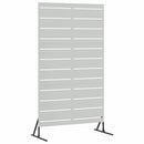 Privatlivsskærm 100 x 50 x 180 cm Galvaniseret stål Sølv
