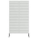 Privatlivsskærm 100 x 50 x 180 cm Galvaniseret stål Sølv