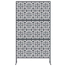 Privatlivsskærm 100 x 50 x 180 cm Stål Antracit