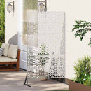 Privatlivsskærm 100 x 50 x 180 cm Rustfrit stål Sølv