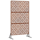 Privatlivsskærm 100 x 50 x 180 cm Cortenstål Rusten