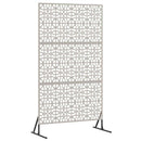 Privatlivsskærm 100 x 50 x 180 cm Cortenstål Rusten