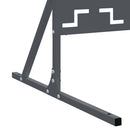 Privatlivsskærm 100 x 50 x 180 cm Stål Antracit