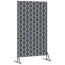 Privatlivsskærm 100 x 50 x 180 cm Stål Antracit