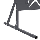 Privatlivsskærm 100 x 50 x 180 cm Stål Antracit