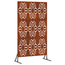 Privatlivsskærm 100 x 50 x 180 cm Cortenstål Rusten