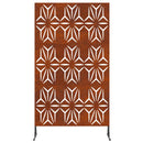 Privatlivsskærm 100 x 50 x 180 cm Cortenstål Rusten