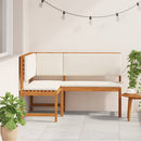 Have Stol med pude Brun 140 x 100 x 91cm Massivt akacietræ