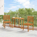 Have Stol 2 pcs Brun 50 x 50 x 91cm Massivt akacietræ