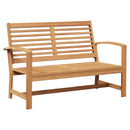 bænk Brun 110 x 65 x 76,5 cm Massiv Teaktræ