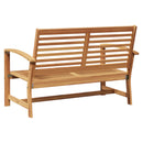 bænk Brun 110 x 65 x 76,5 cm Massiv Teaktræ