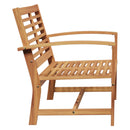 bænk Brun 110 x 65 x 76,5 cm Massiv Teaktræ