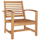 Stol 2 Stk Brun 65 x 60 x 76,5 cm Massiv Teaktræ