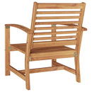 Stol 2 Stk Brun 65 x 60 x 76,5 cm Massiv Teaktræ