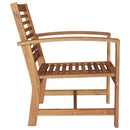 Stol 2 Stk Brun 65 x 60 x 76,5 cm Massiv Teaktræ