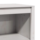 Køkkenskab MEPPEL Hvid 106 x 55 x 92 cm Massiv fyrretræ