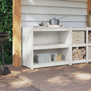 Køkkenskab MEPPEL Hvid 106 x 55 x 92 cm Massiv fyrretræ
