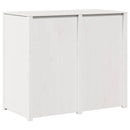 Køkkenskab MEPPEL Hvid 106 x 55 x 92 cm Massiv fyrretræ