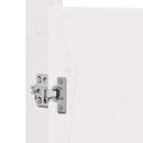 Køkkendør MEPPEL 2 pcs Hvid 50 x 9 x 82 cm Massivt fyrretræ