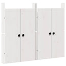 Køkkendør MEPPEL 2 pcs Hvid 50 x 9 x 82 cm Massivt fyrretræ