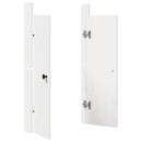 Køkkendør MEPPEL 2 pcs Hvid 50 x 9 x 82 cm Massivt fyrretræ