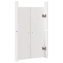 Køkkendør MEPPEL 2 pcs Hvid 50 x 9 x 82 cm Massivt fyrretræ