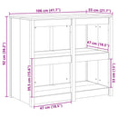 Køkkenskab MEPPEL Douglasgran 106 x 55 x 92 cm