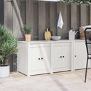 Køkkenskab MEPPEL Hvid 106 x 55 x 64 cm Massivt fyrretræ