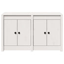 Køkkenskab MEPPEL Hvid 106 x 55 x 64 cm Massivt fyrretræ