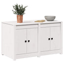 Køkkenskab MEPPEL Hvid 106 x 55 x 64 cm Massivt fyrretræ