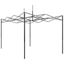 Drivhus med op-poppende ramme Grøn 280 x 410 x 315 cm Jern