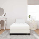 Sengemadras med madras Creme 80 x 200 cm Stof