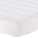 Sengemadras med madras Creme 90 x 190 cm Stof