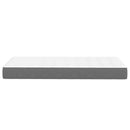 Sengemadras med madras Lysegrå 100 x 200 cm Stof
