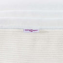 Sengemadras med madras Creme 140 x 200 cm Stof