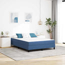 Sengemadras med madras Blå 160 x 200 cm Stof
