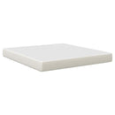 Sengemadras med madras Creme 180 x 200 cm Stof