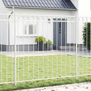 Element til hegn ASSEN Hvid 170 x 170 cm Stål