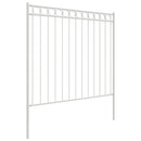 Element til hegn ASSEN Hvid 170 x 170 cm Stål