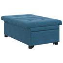 Sovesofa Blå 194 x 67 x 82 cm Fløjl