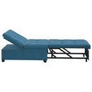 Sovesofa Blå 194 x 67 x 82 cm Fløjl