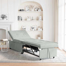 Sovesofa Lysegrå 194 x 67 x 82 cm Fløjl