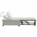 Sovesofa Lysegrå 194 x 67 x 82 cm Fløjl